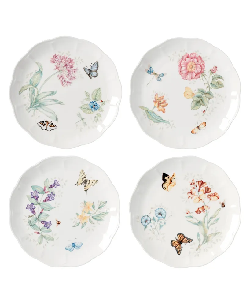 Lenox Butterfly Meadow 4-Piece Dinner Plate Set