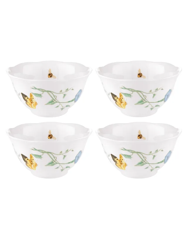 Woodland Butterfly Bamboo Bowl w/ Utensils Set (EB Exclusive