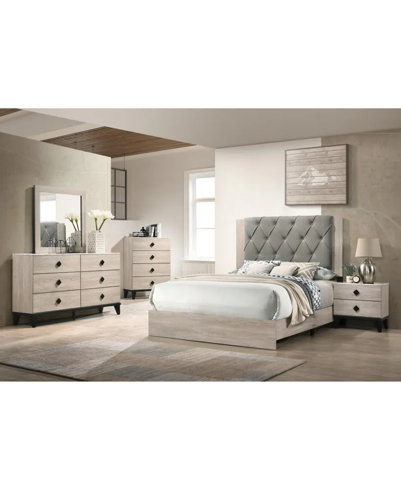 Simplie Fun Bedroom Furniture Contemporary Look Nightstand