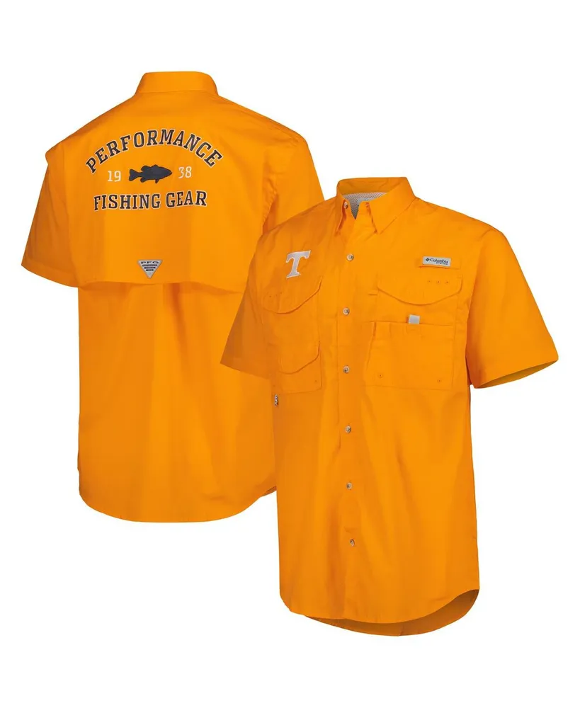 Auburn Tigers Columbia PFG Bonehead Short Sleeve Shirt - Navy