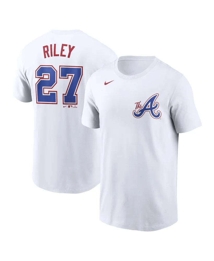 Nike Men's Austin Riley Red Atlanta Braves Name and Number T-shirt - Macy's