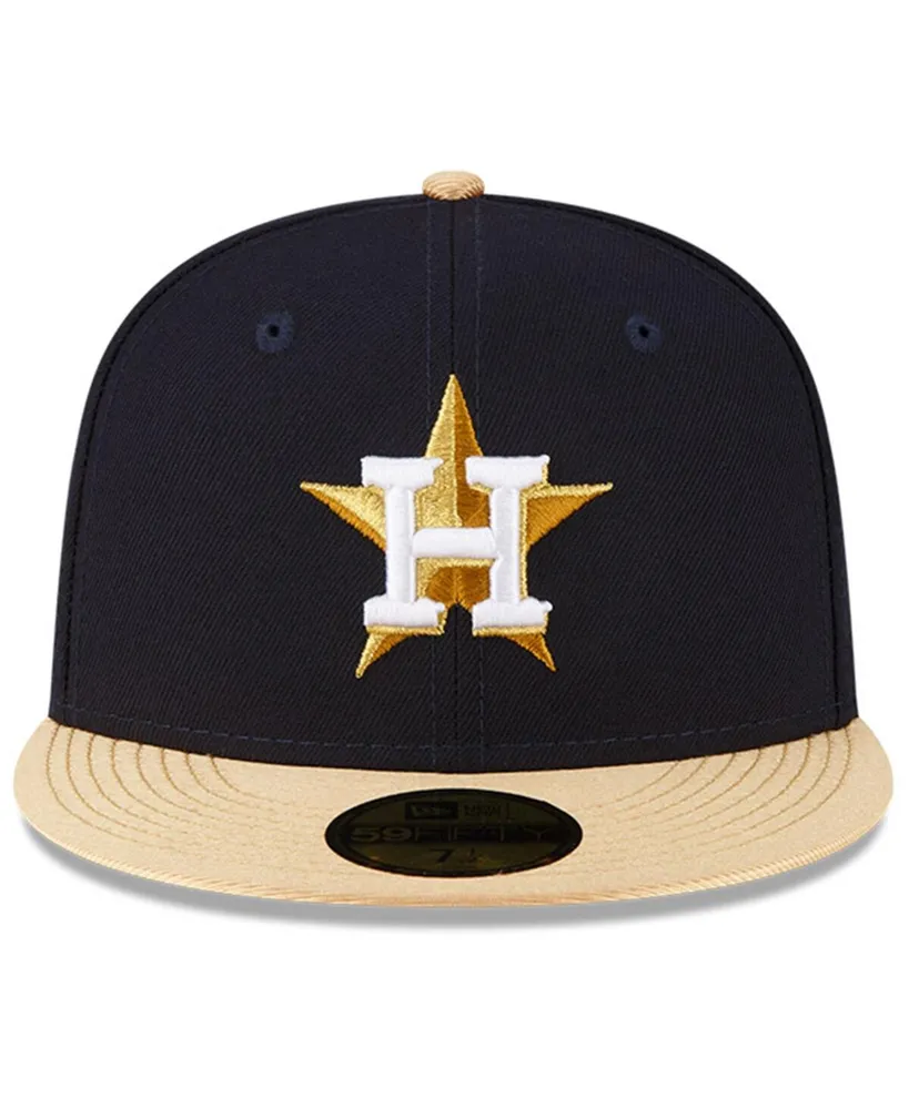 Men's New Era Navy Houston Astros 2023 Gold Collection 59FIFTY Fitted Hat