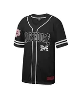 Men's Colosseum Morehouse Maroon Tigers Free Spirited Mesh Button-Up Baseball Jersey