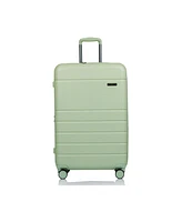 3-Piece Linen Hardside Luggage Set