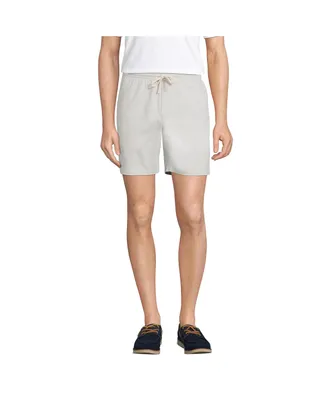 Lands' End Men's 7" Comfort-First Knockabout Pull On Deck Shorts