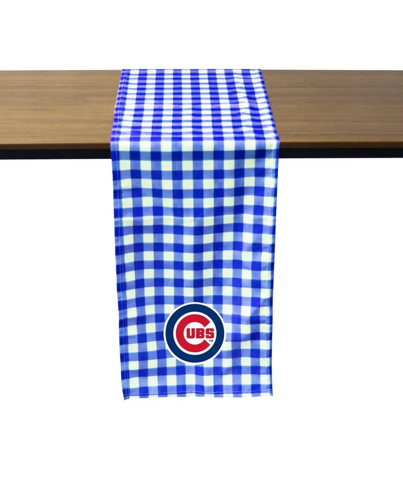 Chicago Cubs Buffalo Check Table Runner