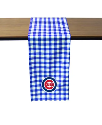 Chicago Cubs Buffalo Check Table Runner