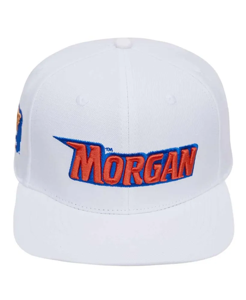 Men's Pro Standard White Morgan State Bears Evergreen Wool Snapback Hat