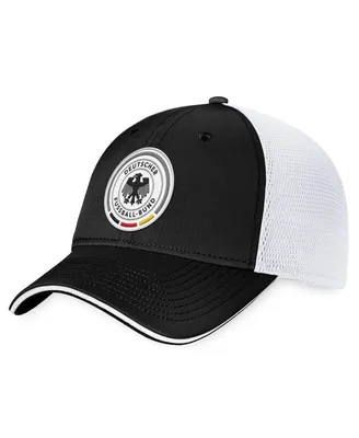 Men's Fanatics Black, White Germany National Team Trucker Snapback Hat