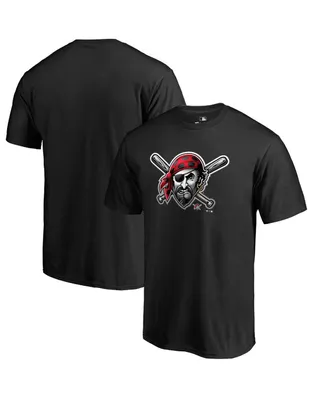 Men's Fanatics Black Pittsburgh Pirates Midnight Mascot T-shirt