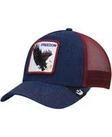 Men's Goorin Bros. Navy, Maroon The Freedom Eagle Trucker Adjustable Hat