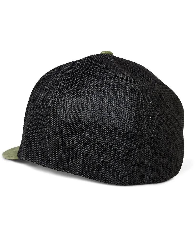 Men's Fox Olive Predominant Mesh Flexfit Flex Hat