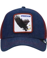 Men's Goorin Bros. Navy, Maroon The Freedom Eagle Trucker Adjustable Hat