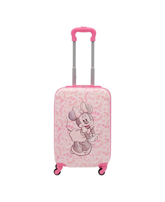 Disney Ful Minnie Mouse Pose with Floral Background Kids 21" Luggage