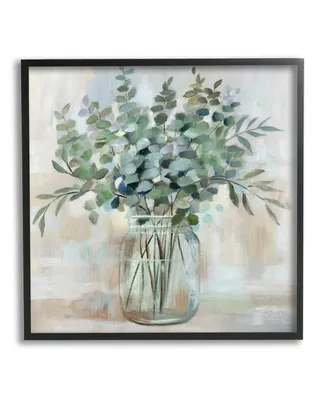 Stupell Industries Soothing Eucalyptus Botanical Arrangement Framed Giclee Art, 17" x 1.5" x 17