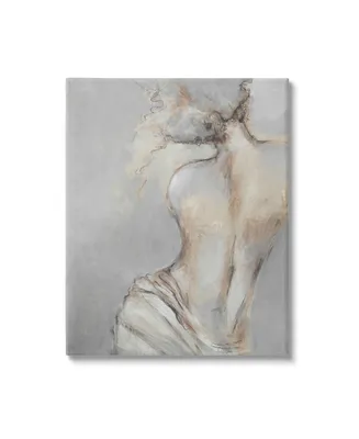 Stupell Industries Traditional Portrait Nude Woman Canvas Wall Art, 16" x 1.5" x 20" - Multi
