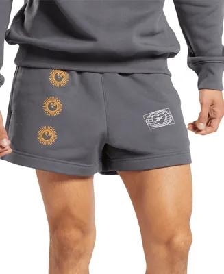 Reebok Women's Classics Good Vibes Graphic Sweat Shorts