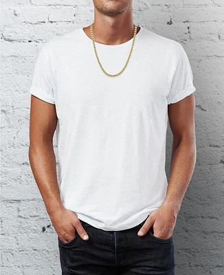 Ice Link 24" Chain Necklace in 10k Two-Tone Gold