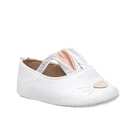 Infant Girl Bunny Sleeper Shoes