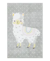 Bayshore Home Campy Kids Llama 5'3" x 8' Area Rug