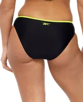 Reebok Women's Contrast-Trim Hipster Bikini Bottoms