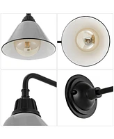 Croydon 9.63" 1-Light Farmhouse Industrial Indoor