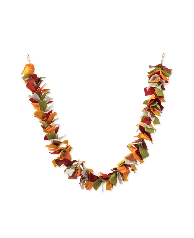 Glitzhome 6' L Fall Felt Garland