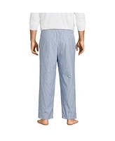 Lands' End Big & Tall Poplin Pajama Pants