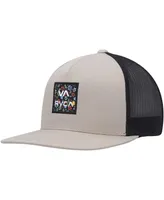 Men's Rvca Tan Va All The Way Print Trucker Snapback Hat