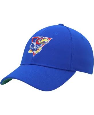 Men's adidas Royal Kansas Jayhawks Vault Slouch Flex Hat