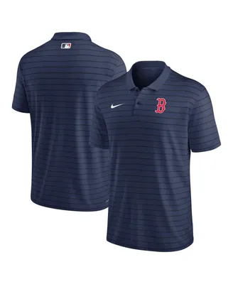 Men's Nike Navy Boston Red Sox Authentic Collection Victory Striped Performance Polo Shirt