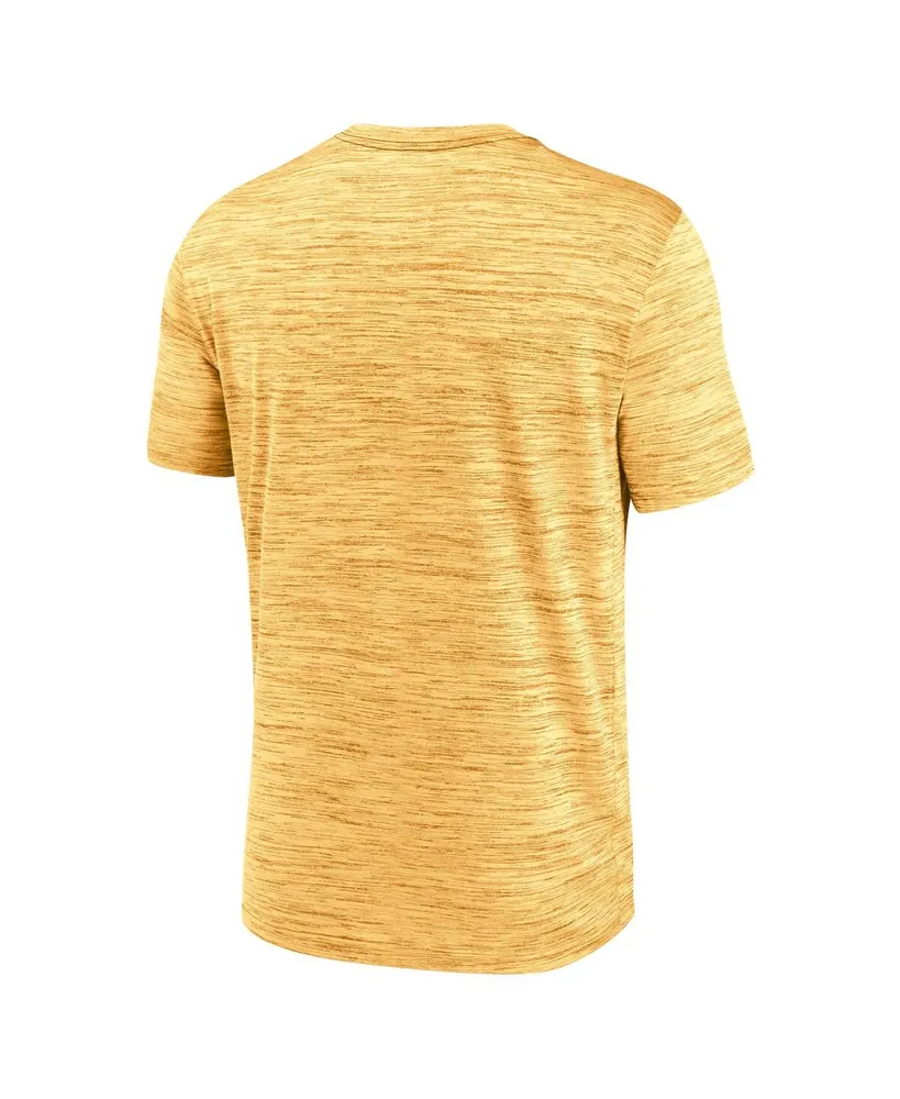 Men's Nike Gold Boston Red Sox City Connect Velocity Practice Performance T-shirt