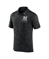 Men's Nike Black New York Yankees Next Level Polo Shirt