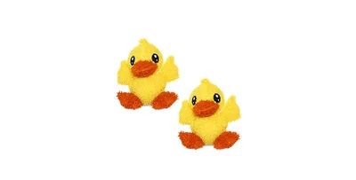 Mighty Microfiber Ball Duck, 2-Pack Dog Toys