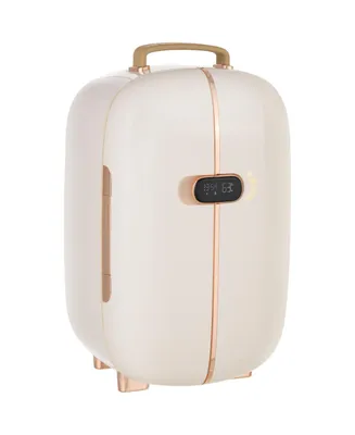 Homcom Portable Beauty Fridge with Led Lighting for Makeup,