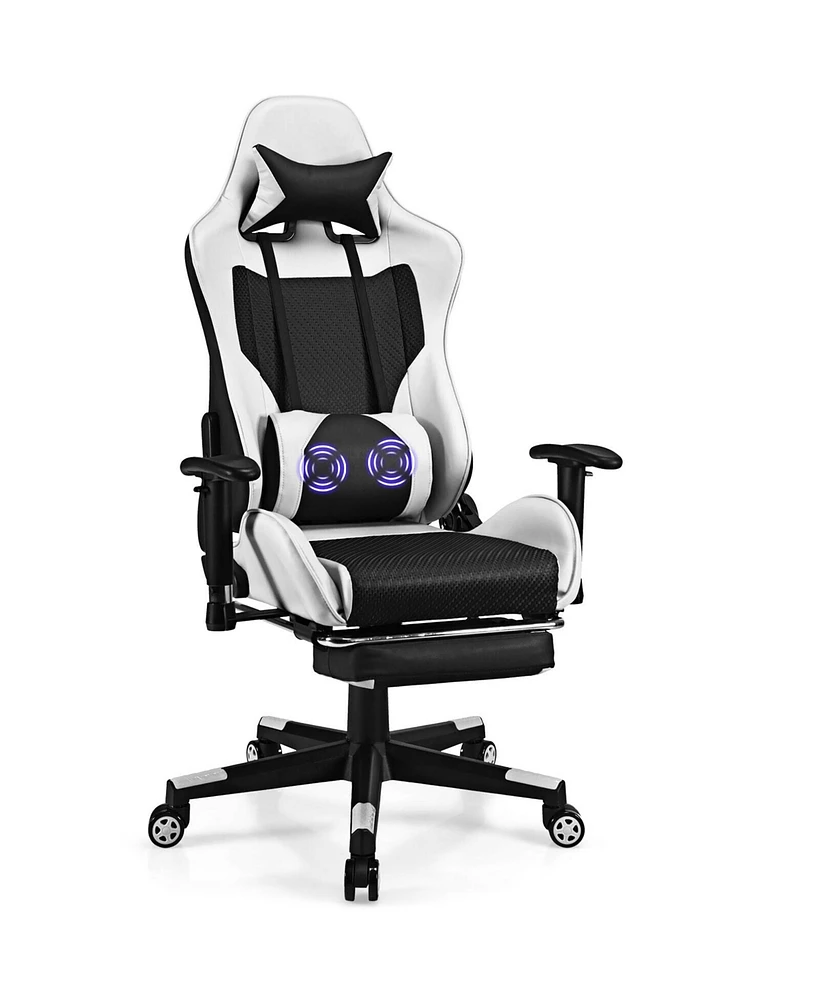 Massage Gaming Chair Reclining Racing Office Computer Chair