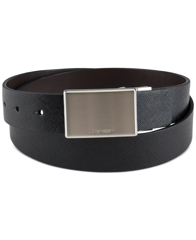 Tommy Hilfiger Men's Double-Loop Feather-Edge Belt - Macy's