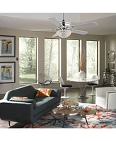 Cammy 52" 3-Light Traditional Transitional Iron Led Ceiling Fan