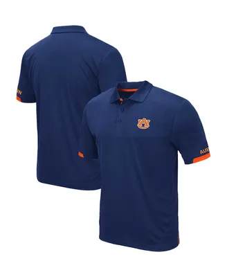 Men's Colosseum Navy Auburn Tigers Big and Tall Santry Polo Shirt