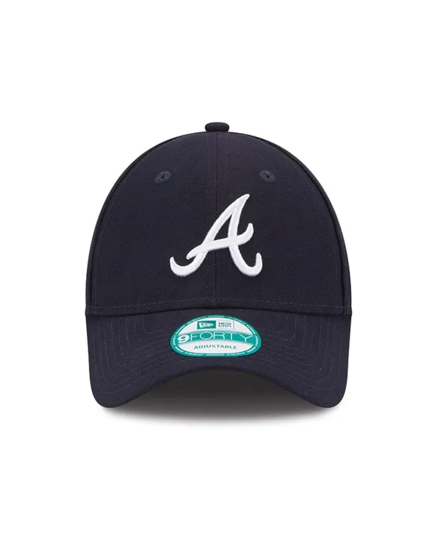 Lids Atlanta Braves New Era Script Fill 59FIFTY Fitted Hat - Navy