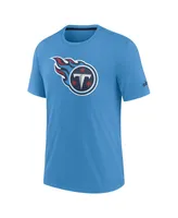 Men's Nike Light Blue Tennessee Titans Playback Logo Tri-Blend T-shirt