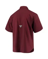 Men's Columbia Maroon Texas A&M Aggies Pfg Tamiami Shirt