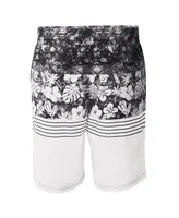 Men's G-iii Sports by Carl Banks Black, White Buffalo Bills Ocean Tide Swim Trunks