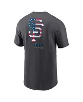 Men's Nike Anthracite San Francisco Giants Americana T-shirt