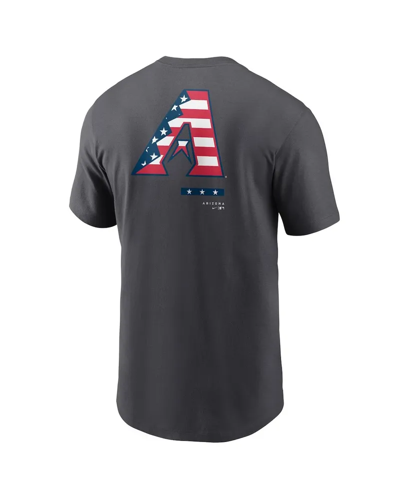 Men's Nike Anthracite Arizona Diamondbacks Americana T-shirt