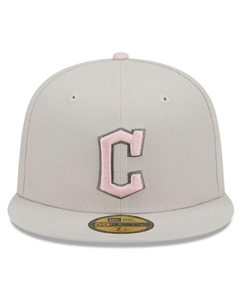 Men's New Era Khaki Cleveland Guardians 2023 Mother's Day On-Field 59FIFTY Fitted Hat