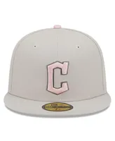 Men's New Era Khaki Cleveland Guardians 2023 Mother's Day On-Field 59FIFTY Fitted Hat