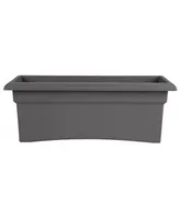 Bloem VER26908 Veranda Window Deck Box Planter 26" x 11" Charcoal