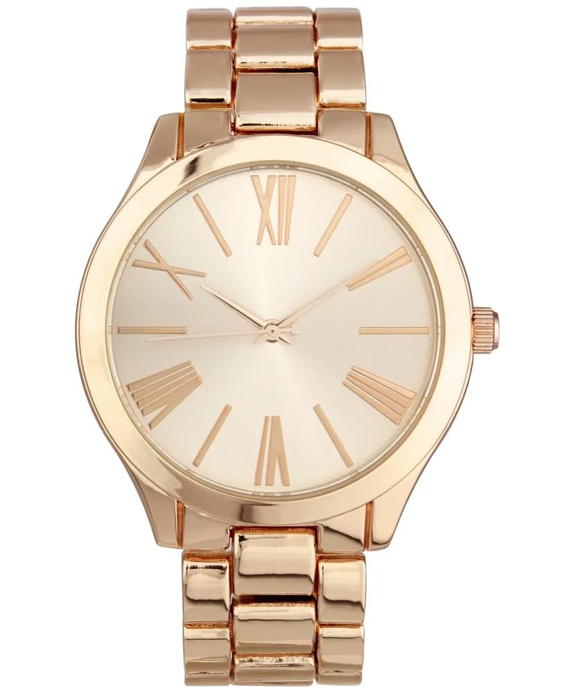 I.n.c. International Concepts Women's Gold-Tone Bracelet Watch 41mm, Created for Macy's