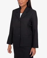 Alfred Dunner Petite Classics Women's Basic Lightweight Blazer